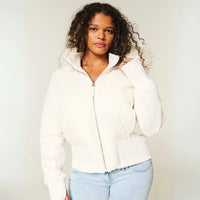 Fur Puffer Bomber Jacket