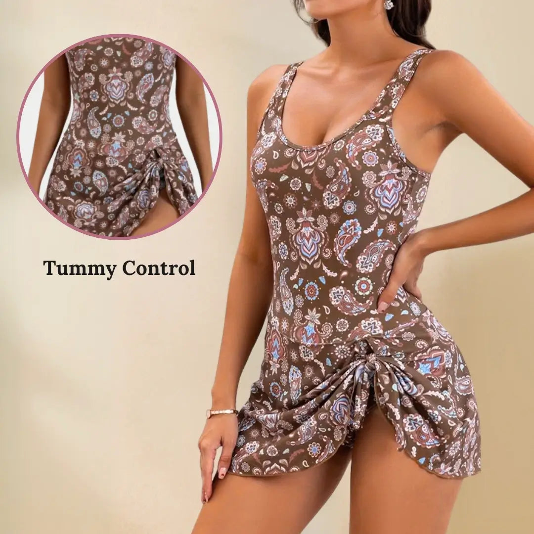 Tummy Control Swim Dress