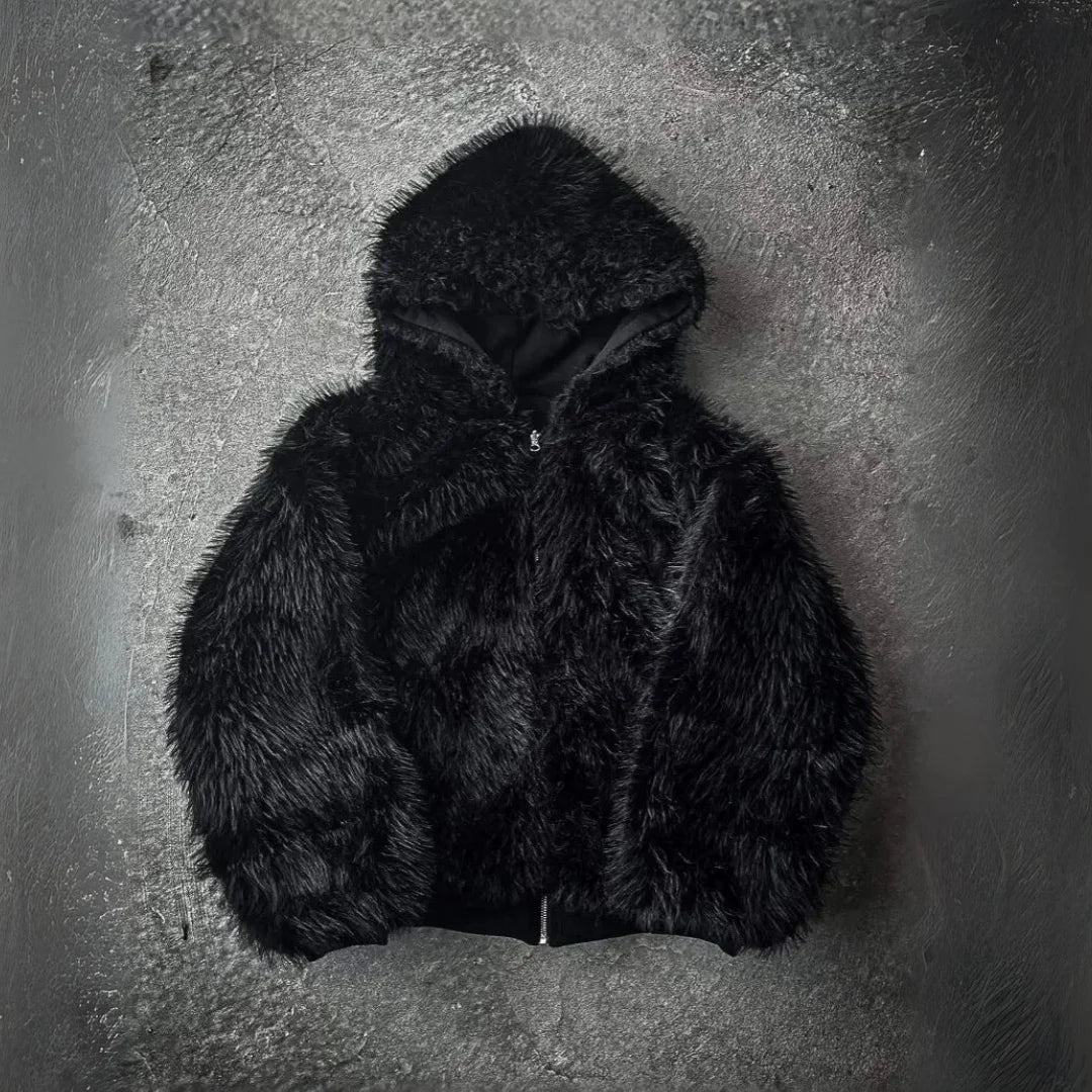 Reversible Fur Zip-Up