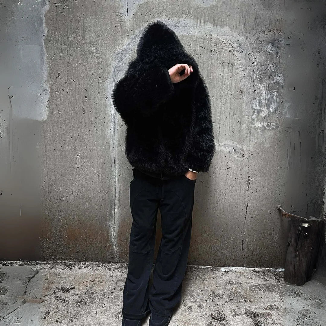 Reversible Fur Zip-Up