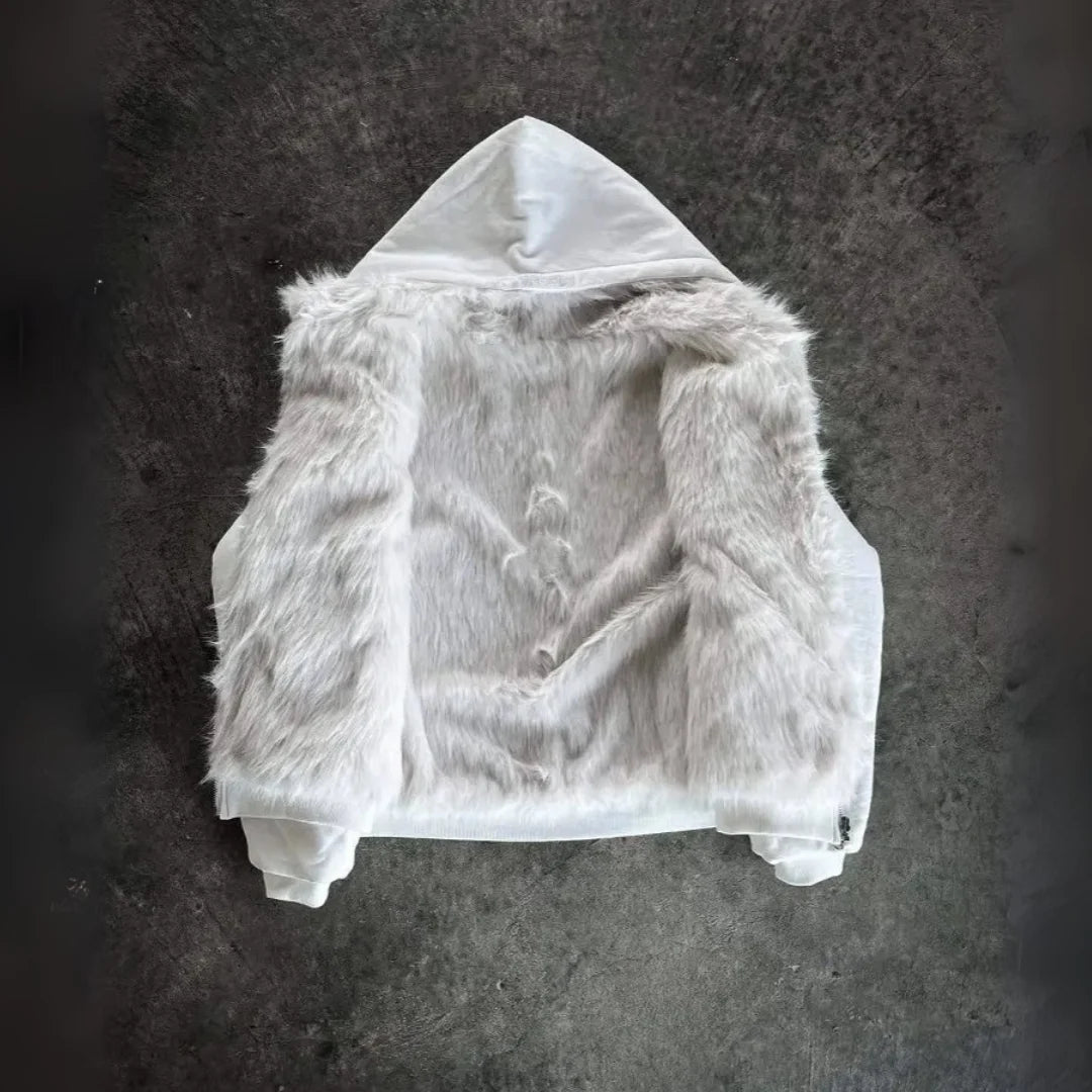 Reversible Fur Zip-Up