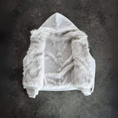 Reversible Fur Zip-Up